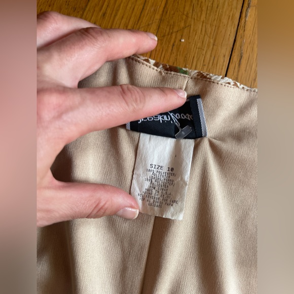 90s-Y2K Vintage Brown floral Sundress - Picture 5 of 9